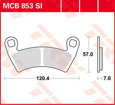 BRAKE PAD SINTER OFFROAD