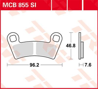 BRAKE PAD SINTER OFFROAD