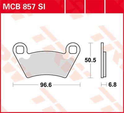 BRAKE PAD SINTER OFFROAD