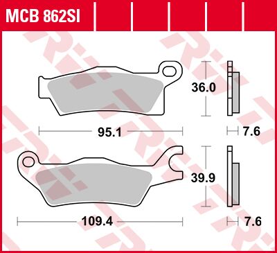 BRAKE PAD SINTER OFFROAD