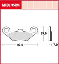 BRAKE PAD SINTER SCOOTER