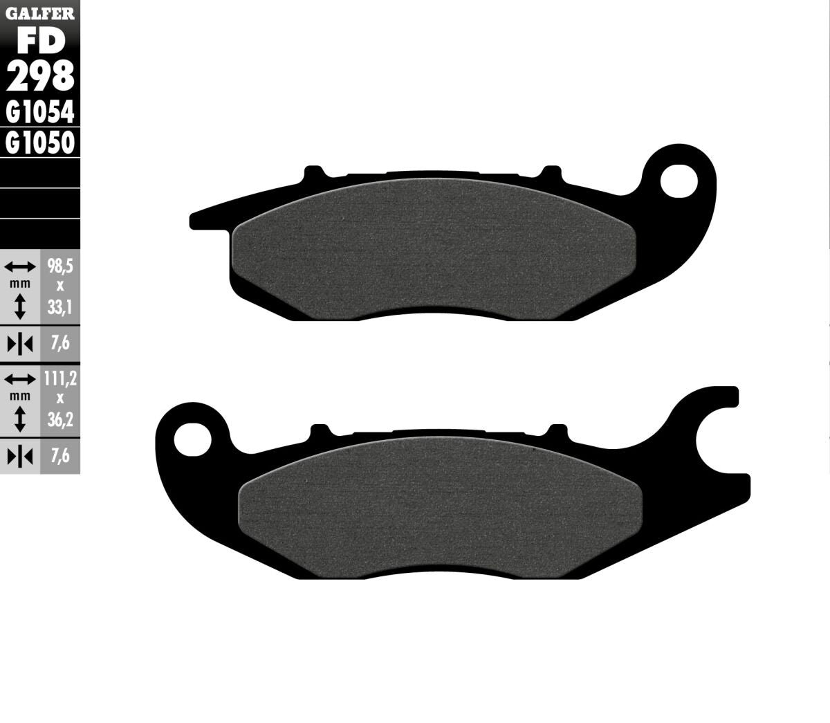 BRAKE PAD SEMI METAL