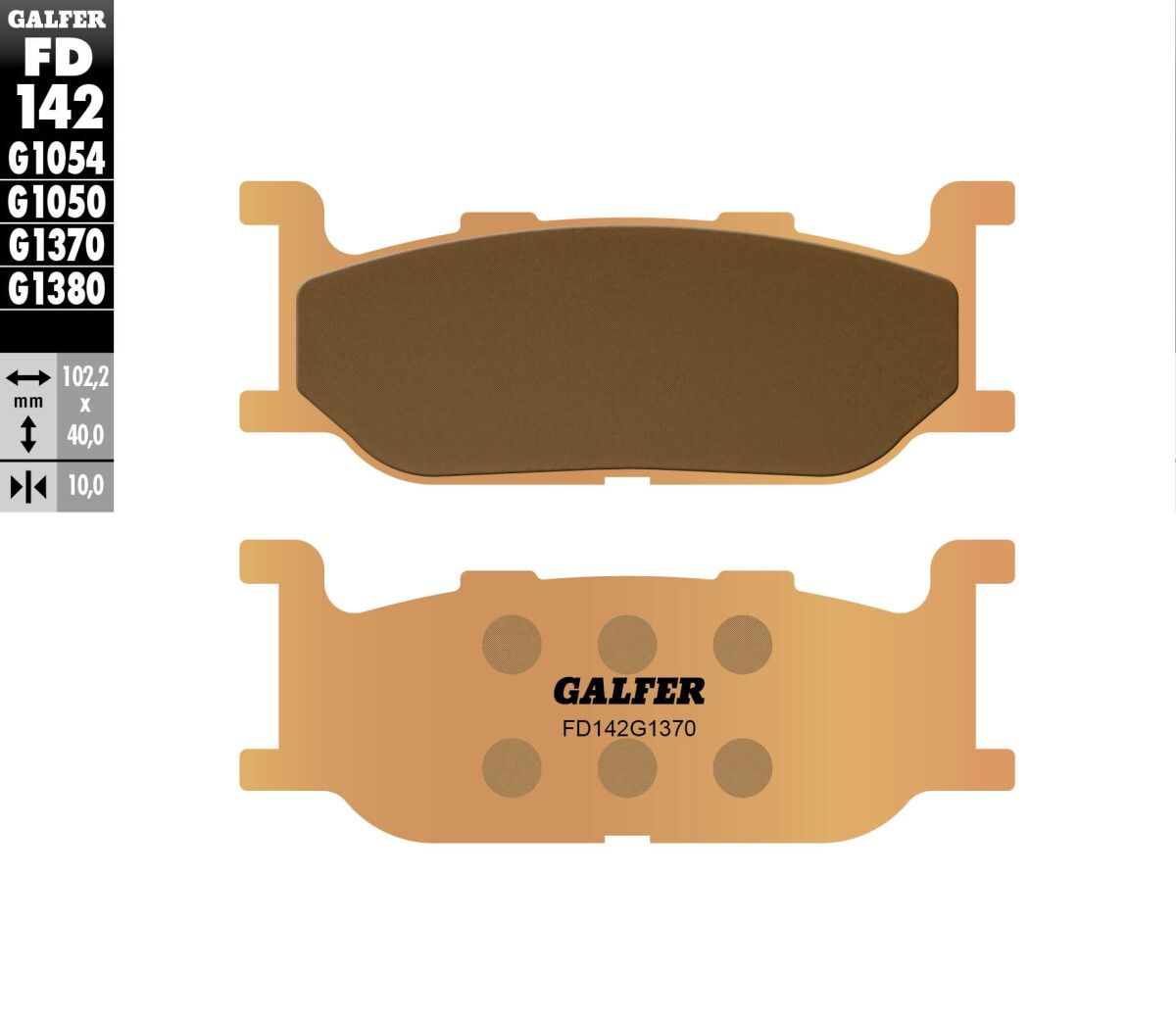 BRAKE PAD SINTERED