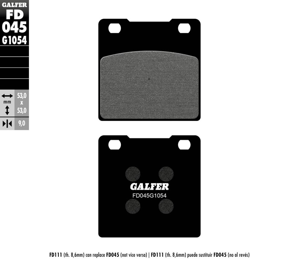 BRAKE PAD SEMI METAL