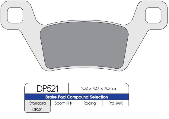 BRAKE PAD SINTERED