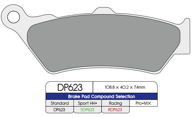 BRAKE PAD SINTERED HH+