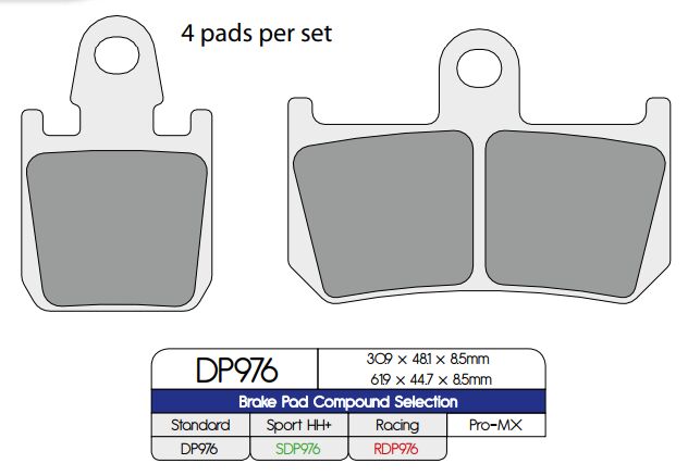 BRAKE PAD SINTER