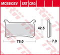 BRAKE PADS CARBON TRACK