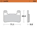 BRAKE PAD SINTER FRONT