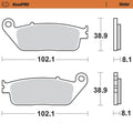 BRAKE PAD SINTER FRONT