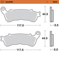BRAKE PAD SINTER FRONT