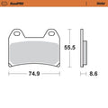 BRAKE PAD SINTER FRONT
