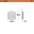 BRAKE PAD SINTER FRONT
