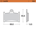 BRAKE PAD SINTER FRONT