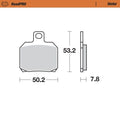 BRAKE PAD SINTER REAR