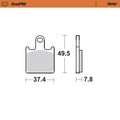 BRAKE PAD SINTER FRONT