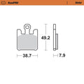 BRAKE PAD SINTER FRONT