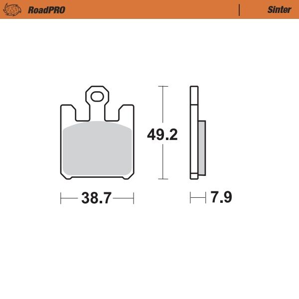 BRAKE PAD SINTER FRONT