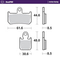 BRAKE PAD CARBON RACING