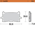 BRAKE PAD SINTER FRONT