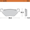 BRAKE PAD SINTER REAR