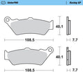 BRAKE PAD RACING GP