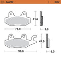 BRAKE PAD SCOOTER