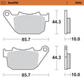 BRAKE PAD SINTER REAR