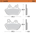 BRAKE PAD SINTER FRONT