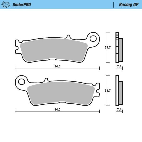 BRAKE PAD RACING GP