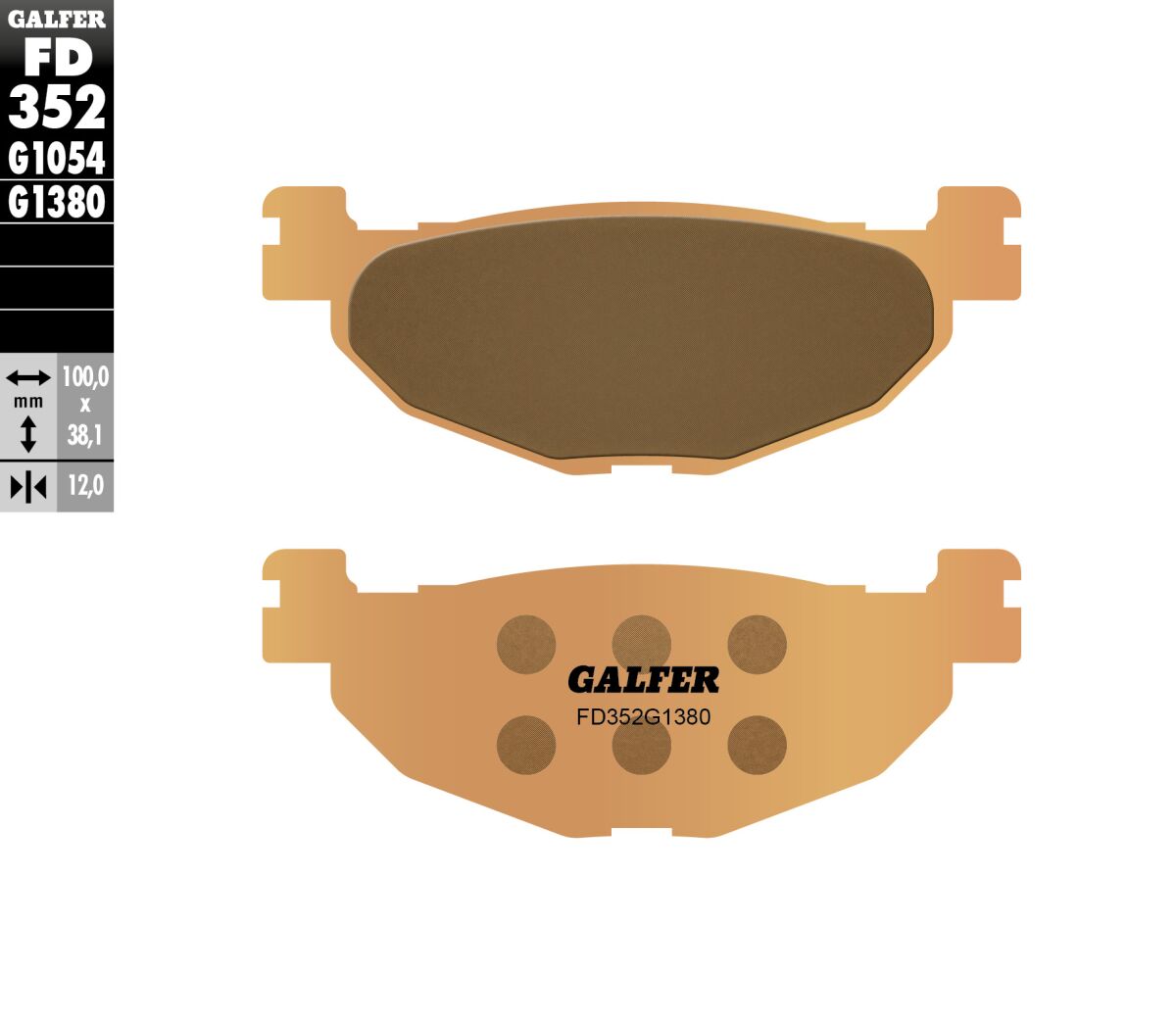 BRAKE PAD SINTERED SCOOTER