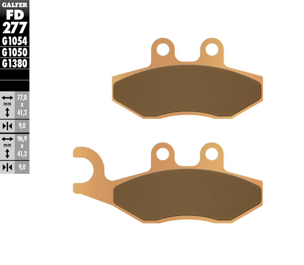BRAKE PAD SINTERED SCOOTER