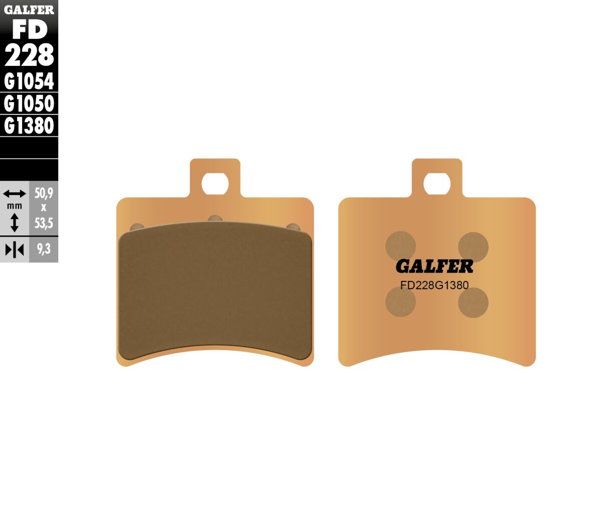 BRAKE PAD SINTERED SCOOTER