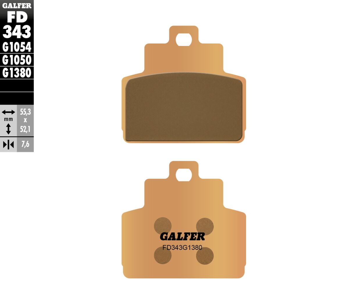 BRAKE PAD SINTERED SCOOTER