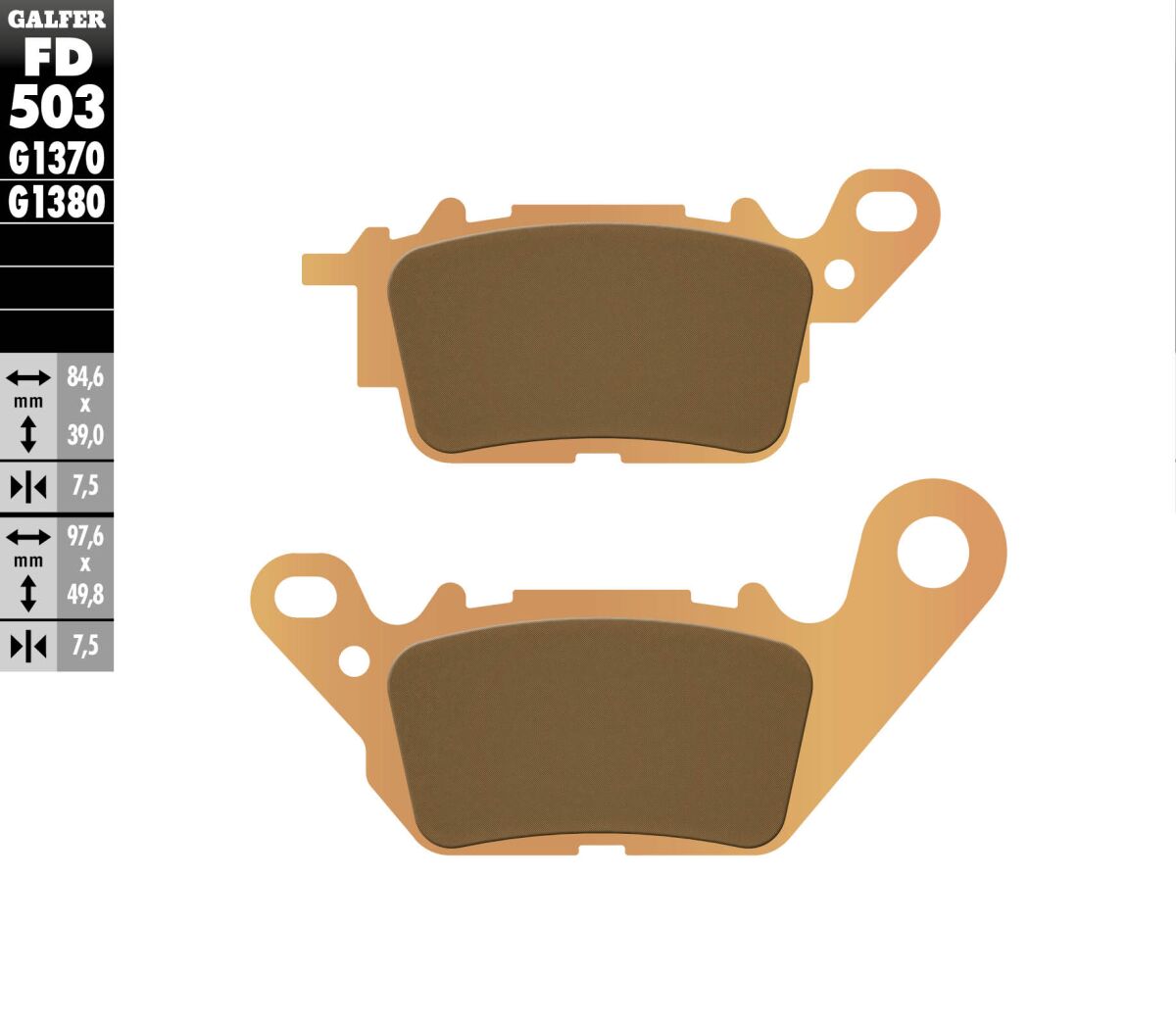 BRAKE PAD SINTERED