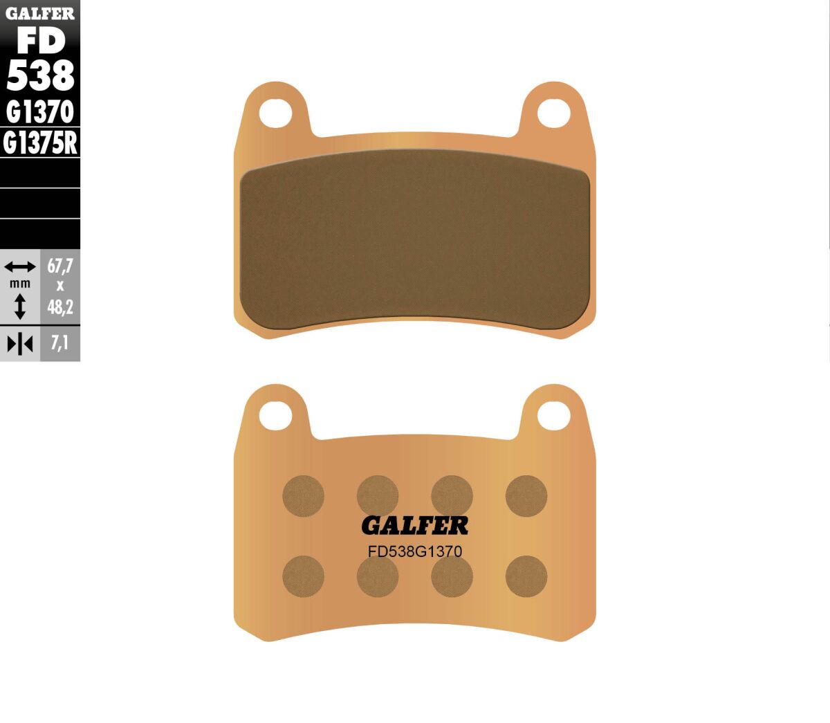 BRAKE PAD SINTERED