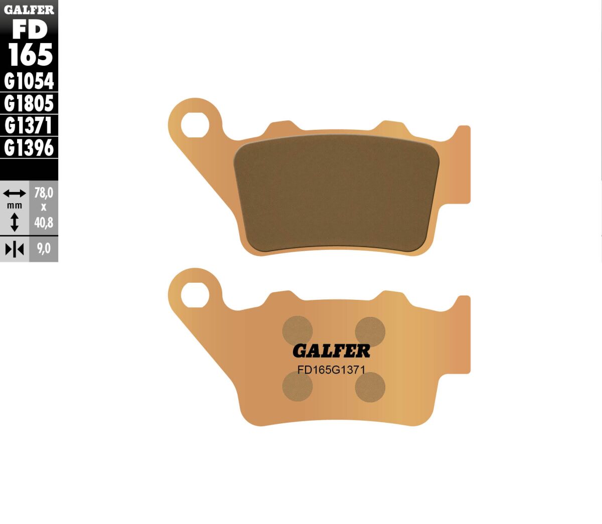 BRAKE PAD SINTERED