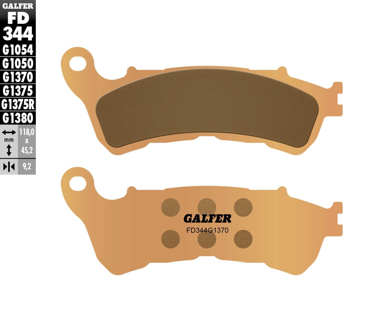 BRAKE PAD SINTERED