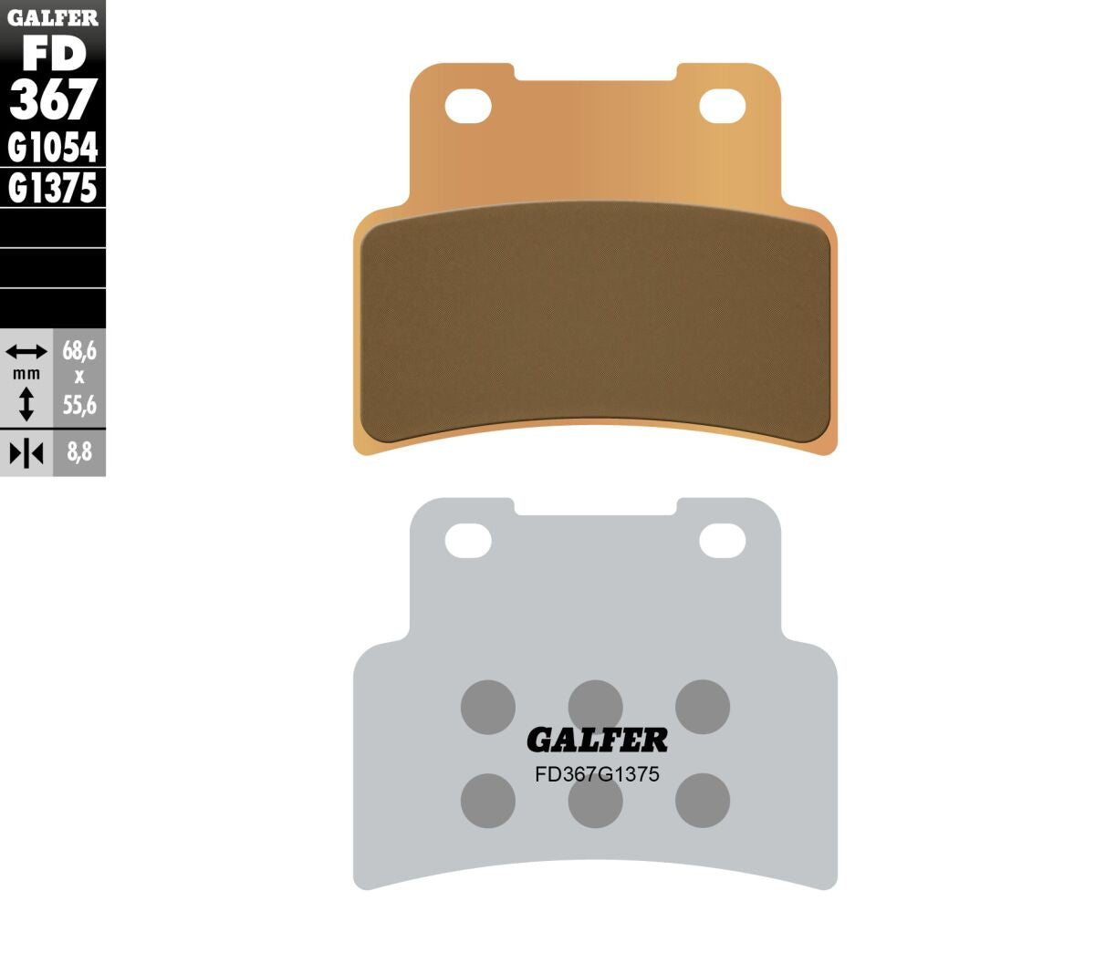 BRAKE PAD SINTERED SPORT