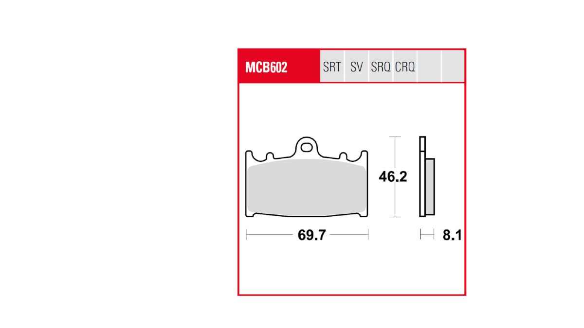 BRAKE PAD TRW