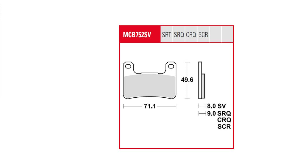 BRAKE PAD TRW
