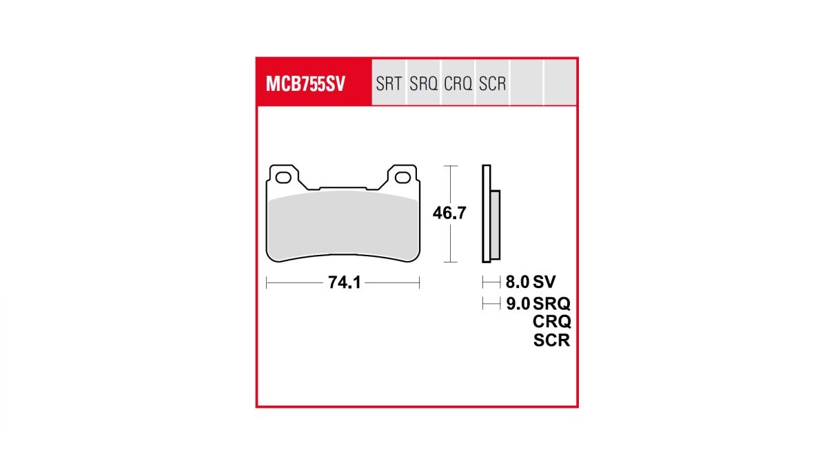 BRAKE PAD TRW