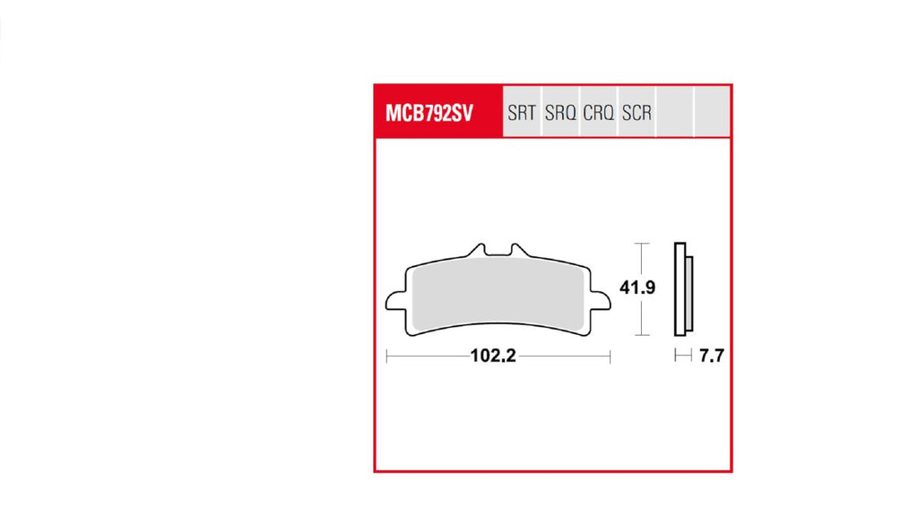 BRAKE PAD TRW