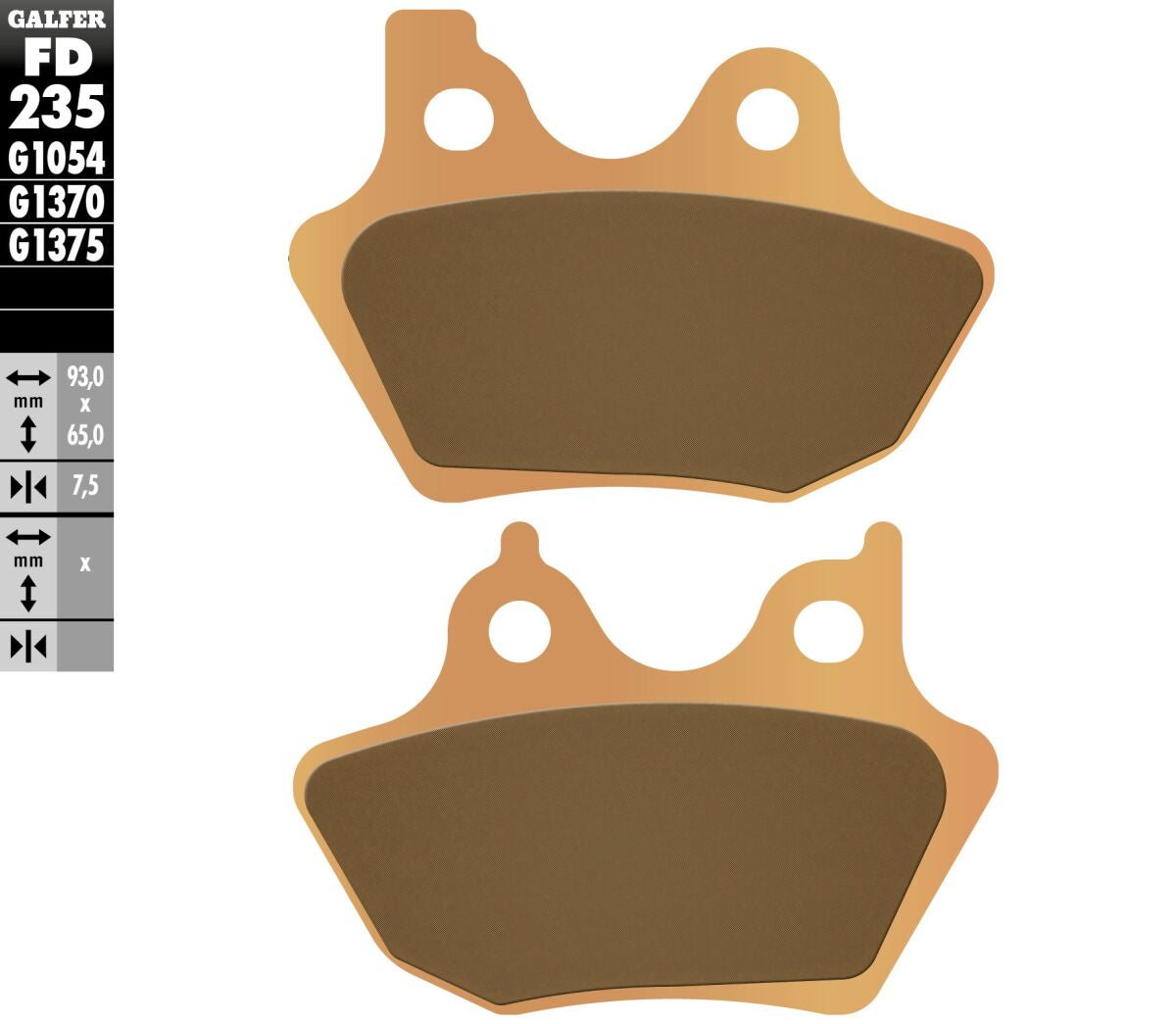 BRAKE PAD SINTERED