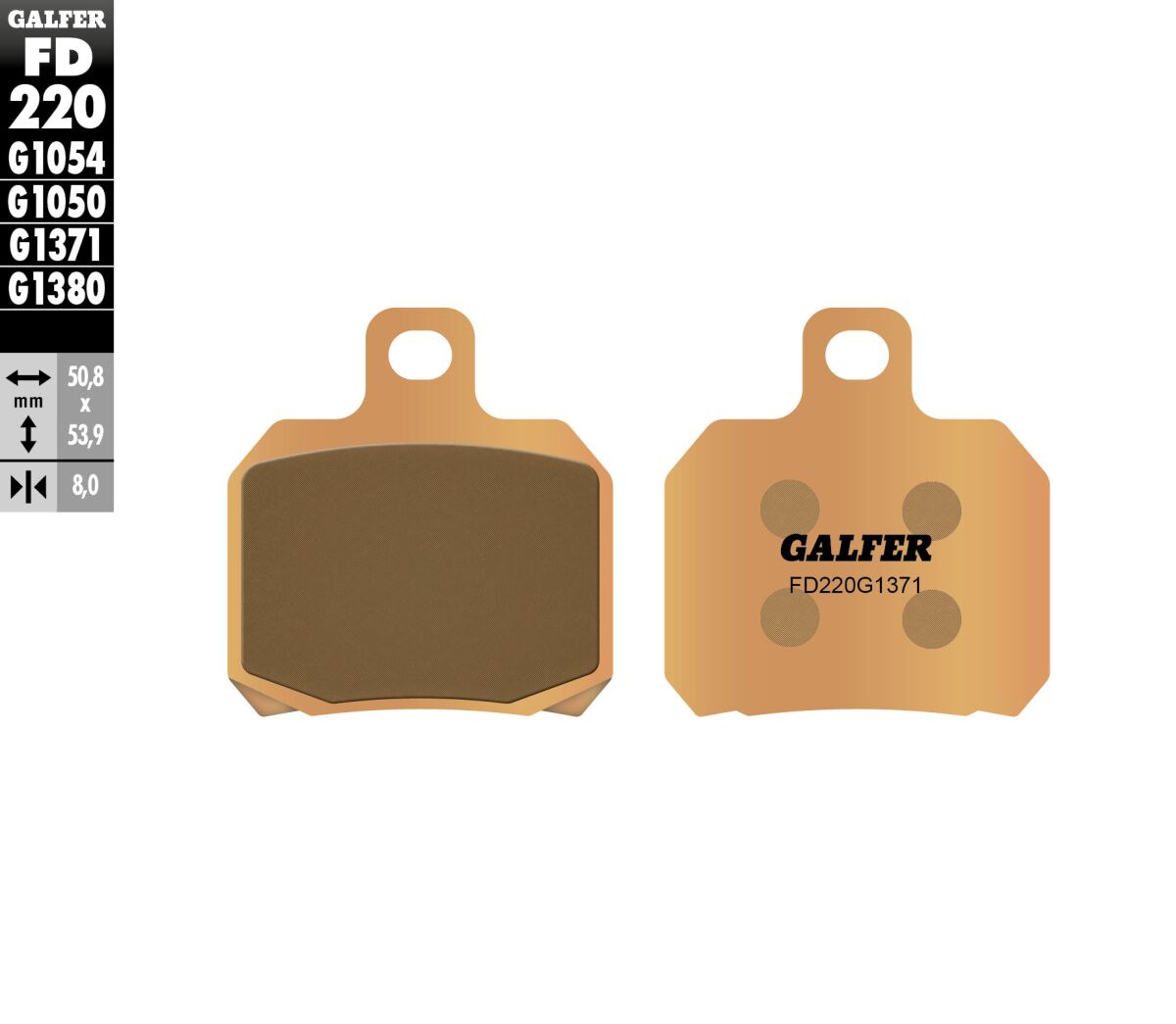 BRAKE PAD SINTERED