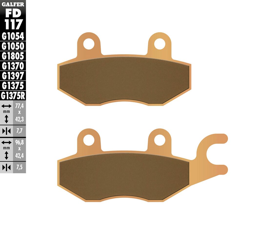 BRAKE PAD SINTERED SPORT