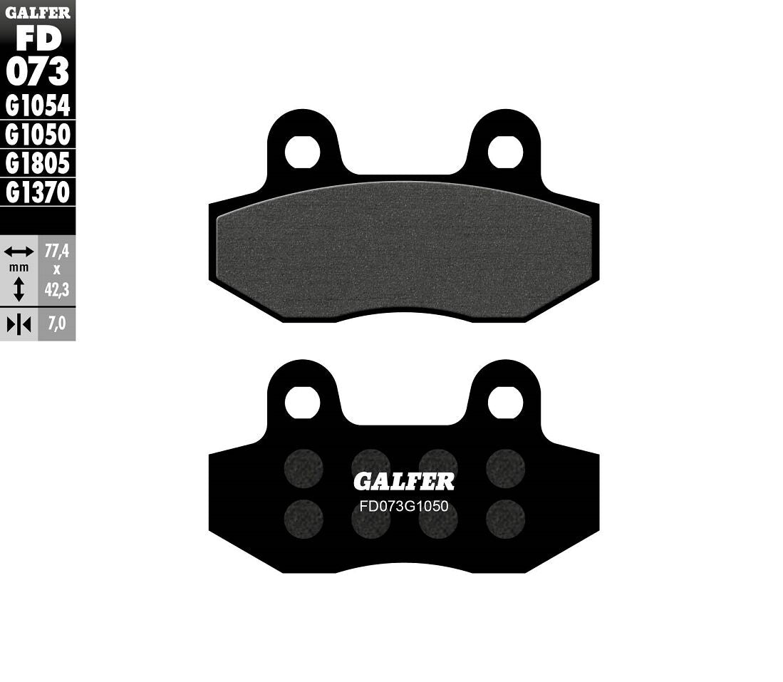 BRAKE PAD SEMI METAL SCOOTER
