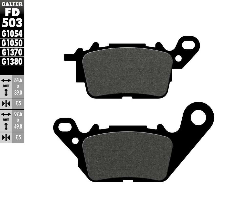 BRAKE PAD SEMI METAL SCOOTER
