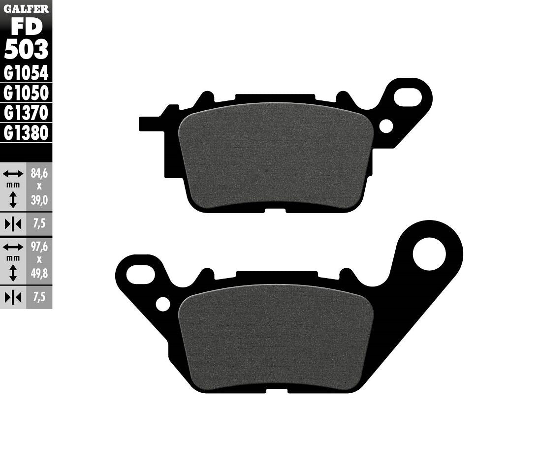 BRAKE PAD SEMI METAL SCOOTER