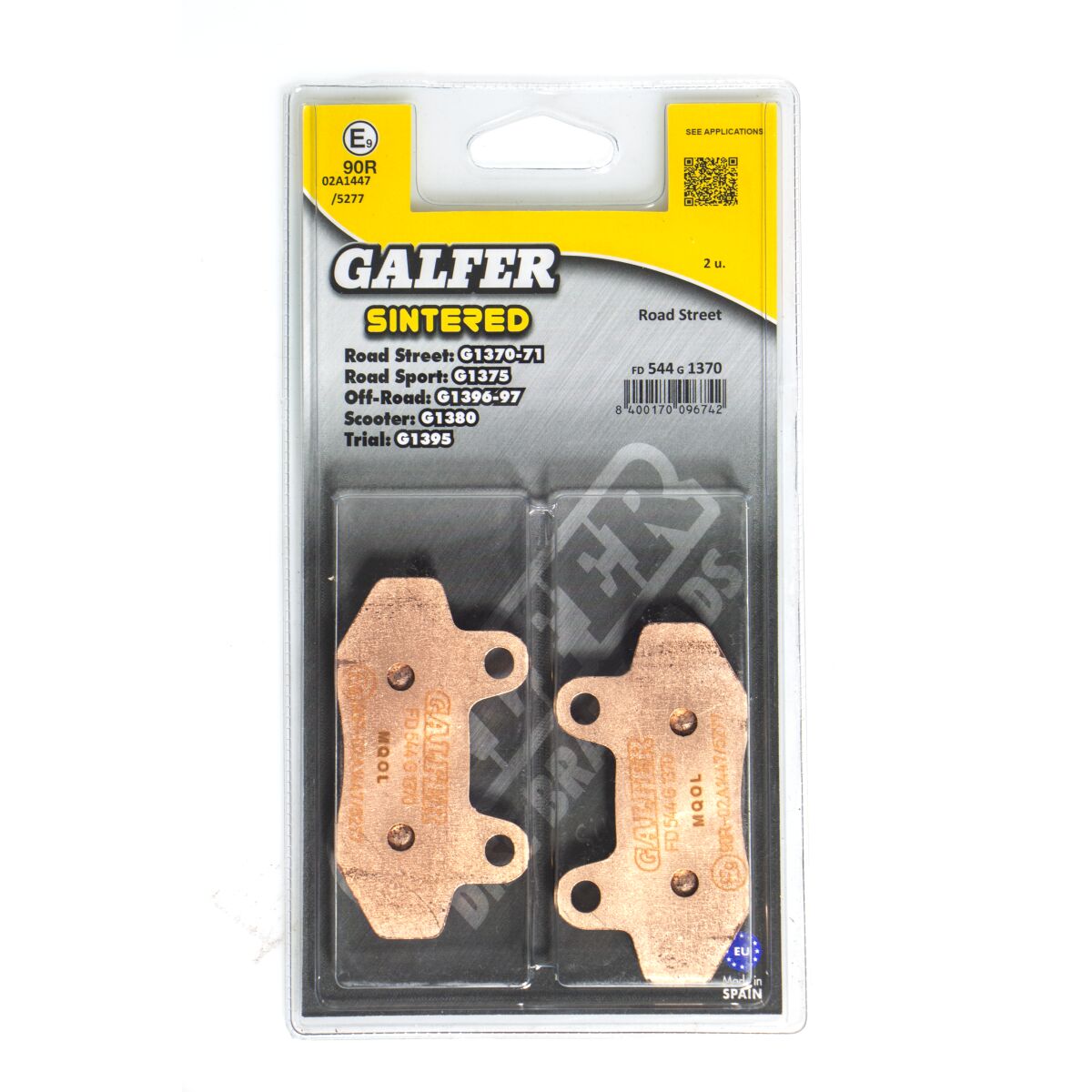 BRAKE PAD SINTERED STREET RR
